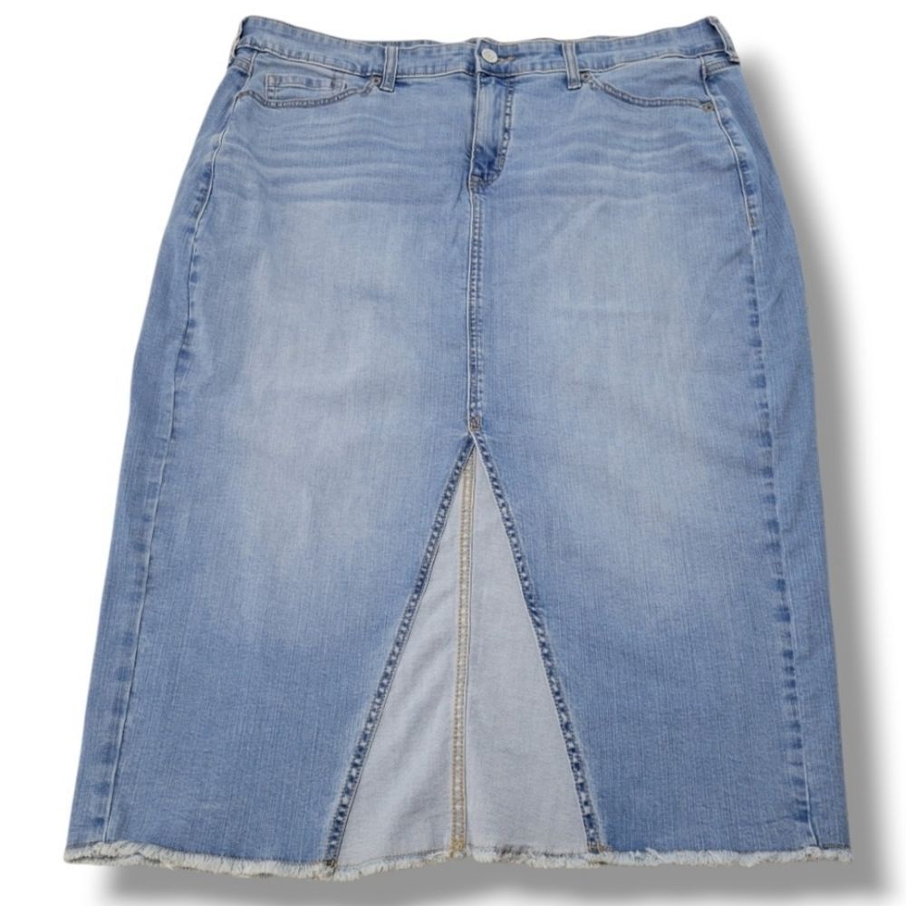 Torrid Skirt Size 18 W40"in Waist Womens Plus Size Torrid Denim Skirt Jean Skirt